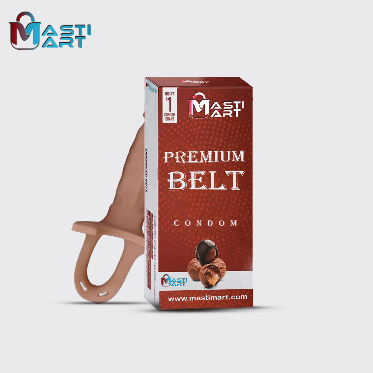 Masti Mart Premium Silicone Belt Dragon Condom 8 Inch
