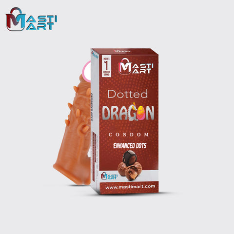 Masti Mart Dotted Silicone Condom 6 Inch//Dragon Condom