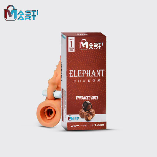 Masti Mart Jumbo Elephant Dragon Condom 9 Inch/ Silicone Condom
