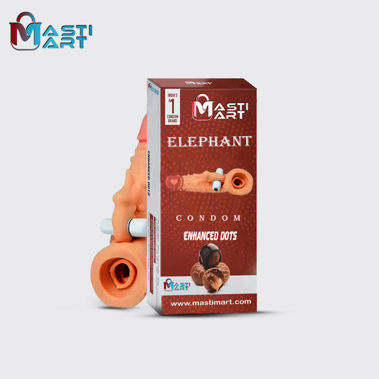 Masti Mart Jumbo Elephant Dragon Condom 9 Inch/ Silicone Condom